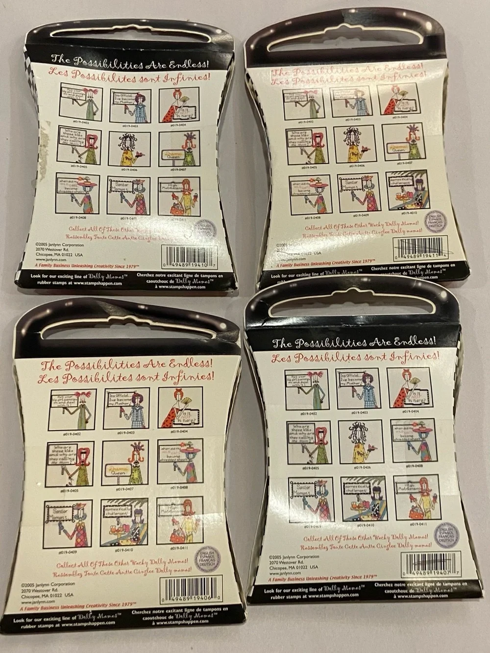 Janlynn Dolly Mamas Cross Stitch Kits - bundle of 4.